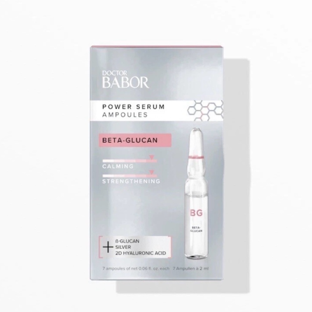 BABOR Power Serum Ampoules - Beta-Glucan 2 ml x 7 NWB